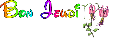 Gif animé Bon jeudi